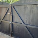 Gates after being cleaned and painted