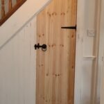 Understairs cupboard door, ready to be painted